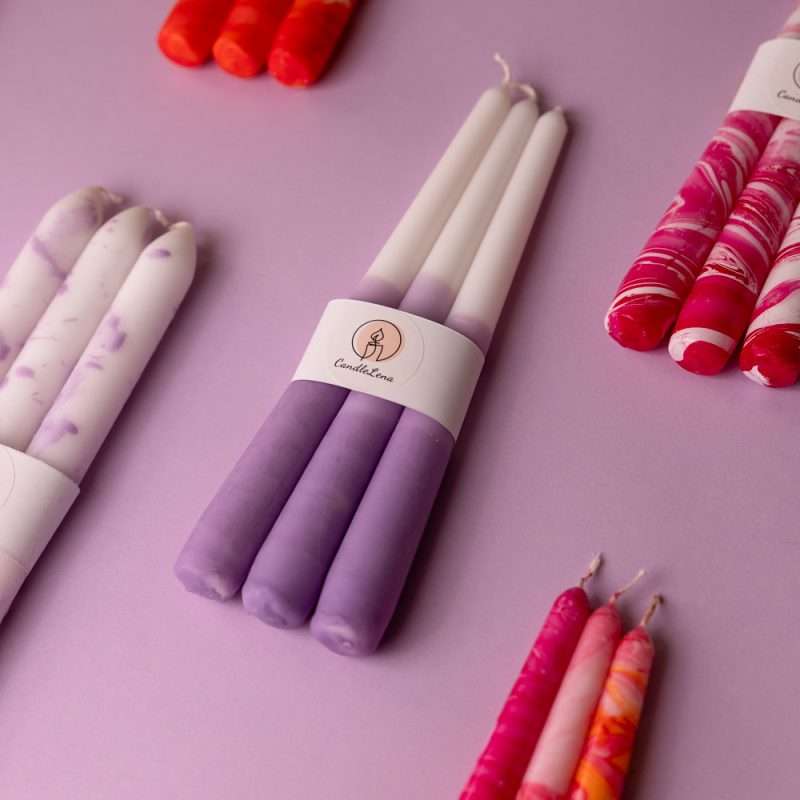 Purple Love Κηροπηγίου CandleLena