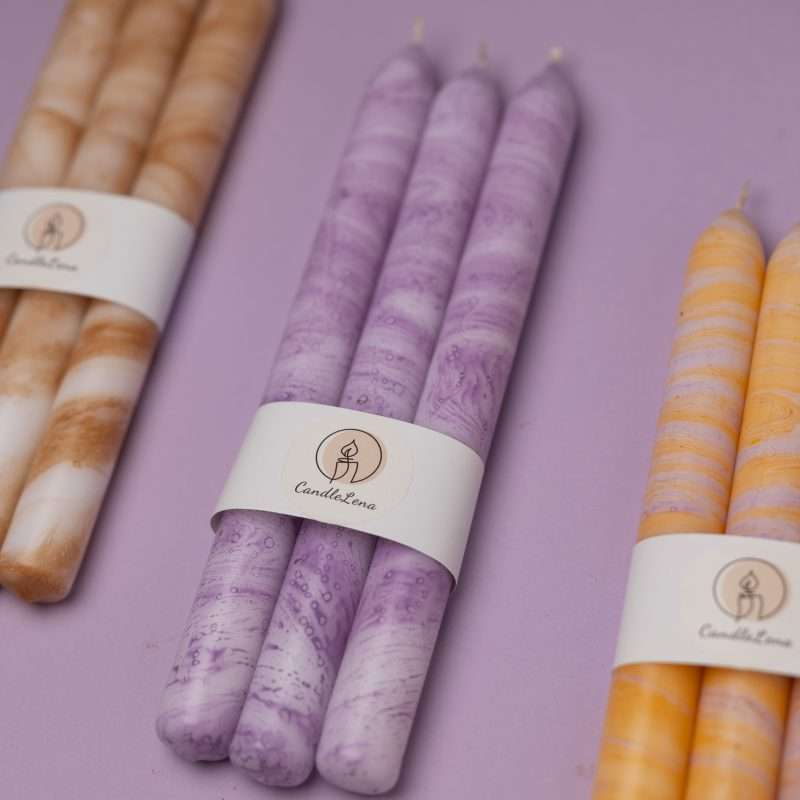 Lavender Mist Marble Κερί Κηροπηγίου (10 ώρες)